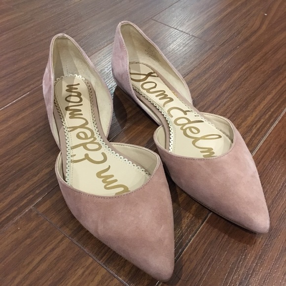 Sam Edelman Shoes - Sam Edelman Rodney Flats Light Pink Suede Size 6.5